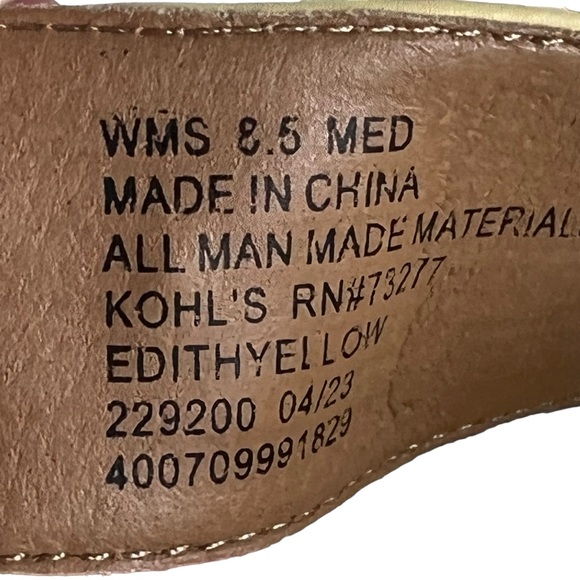 SO EDITH Band Sling Back Sandals - Picture 10 of 11